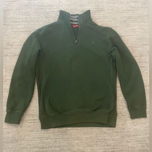 Dark green Men's IZOD Luxury Sport Quarter-Zip Top